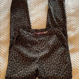 Leopard print Urban Outfiters soft pants size XS